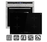 60cm Horno electrico empotrable EB8013ED + 77cm Placa induccion IH87704RL