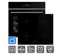 60cm Horno electrico empotrable EB8317HC + 59cm Placa induccion IH85900RL [EEK: A+]