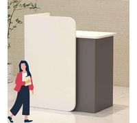 60cm Mostradores para Tiendas, recepciones peluqueria con mostrador con Cajón Cerradura Gabinete de Cajero Mueble Durable y fácil de Limpiar Ideal para Recepción Atención Oficina Espacios Comerciales