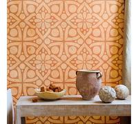 60cm Tradition African Ancient Flower Plantillas De Plantillas Pintura De Mandala Grande Para Paredes Decoración Grande Plantilla De Muebles Nicho Piso De Pared Decoración De Azulejos Marcos