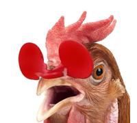 60er-Packung Hühneraugen ohne Stift | Anti-Pick-Geflügelbrillen für Hühner und Hähne | Robuster Augenschutz aus Kunststoff, landwirtschaftliche Werkzeuge, Vogelsicherheitsausrüstung, Hühnerstallausrüs