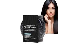 60g Jabón Champú Anticaída de Carbón de Bambú, shampoo | Mejora el Cabello Seco, Limpieza Profunda del Cuero Cabelludo