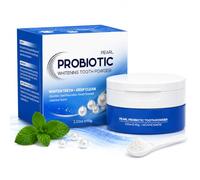 60g Polvo Blanqueador De Dientes, Blanqueador Dental Azul, Teeth Whitening Efectivo, Elimina Manchas de Café, Té, Aliento Fresco Sabor, Uso Diario en Casa, Para una Sonrisa Brillante