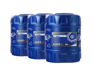 60L 3x 20 Litro Aceite Cadena Mannol Universal Mineral Sierra Motosierra