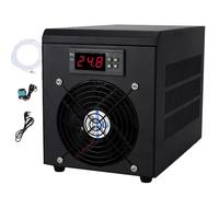 60L Aquarium Water Cooler, Aquarium Chiller, Quiet Fish Tank Cooler with Pump + 2 m Hose, Fast Heat Dissipation, for Fresh/Salt Water Waterweeds Jellyfish Coral Crystal Shrimp,Cooling&Heating