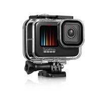 60M Funda Carcasa Impermeable para GoPro Hero 12 Hero 11 Hero 10 Hero 9 Black, Carcasa Protectora Subacuática Impermeable Incluye Soportes Trípode y Tornillo de fijación, para Go Pro