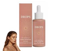 60ml Autobronceador para el Cuerpo y la Cara, Autobronceador Natural para un Bronceado Gradual, Gotas Autobronceadoras Sin Sol, Para Mujer y Hombre