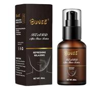 60ml Bálsamo After Shave Hombre,Loción calmante para el cuidado de la barba después del afeitado,crema hidratante para hombres,previene el malestar de la barba,acabado sedoso ideal para uso diario