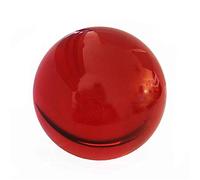 60mm Hermosa decoración del hogar Esfera de cristal Magic Pink Crystal Crystal Pisapapeles Ball-60mm_red