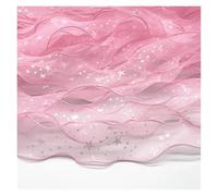 60mm Print The Stars Wave Silk Organza Ribbon Bow Material For Hair Ornament Wrapping Decoration Lace Ribbons(Color10)