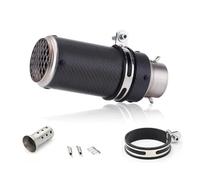 60mm Universal Motorcycle Exhaust Pipes Muffler Steel with DB Killer For Kawasaki For CFMOTO For Yamaha For R3 R25 For CBR600 For S1000RR For MT09,Replacement Part