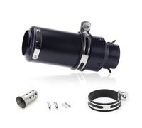 60mm Universal Motorcycle Exhaust Pipes Muffler Steel with DB Killer For Kawasaki For CFMOTO For Yamaha For R3 R25 For CBR600 For S1000RR For MT09,Replacement Part