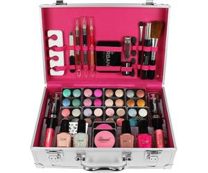 60pc Neceser Cosmética Belleza Set Regalo Vegano Viaje Maquillaje Caja Guardar