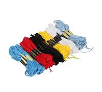 60pcs bordado hilo suave seda suave perfilizada material de algodón de algodón de bricolaje hilo de amistad