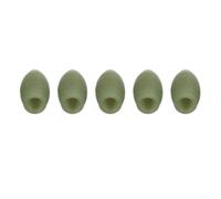 60pcs Carp Rig Ring Stopper Beads Green Rubber for Feeder Fishing Line Stops 14mm Size