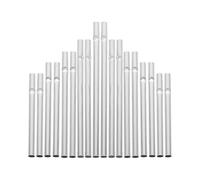 60pcs Hollow Tubes Aluminum Tubes Replacement Pipes for Wind Chimes Making