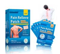 60Pcs Parches para aliviar el dolor, parches de hierbas de yeso para aliviar el dolor chino para rodilla, espalda, articulaciones, dolor de cuello muscular que alivian hasta 12 horas