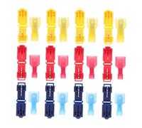 60pcs Tap Wire Connectors Kit Quick Splice Electrical Terminals for Automotive Wiring Insulated Male Spade for Fast Installation and Easy Use .D127