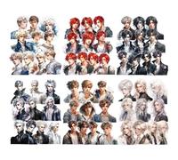 60PCS Vintage Sticker Set Kraeoke Teenager PET Scrapbooking Stickers Decorativo Álbum de Fotos Pegatinas Estéticas para Bullet Journal Accesorios y Scrapbook