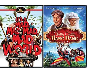 60's Adventure Set - It's A Mad Mad Mad Mad World & Chitty Chitty Bang Bang 2-DVD Double Feature Bundle