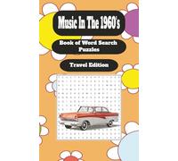 60's Music Word Search Travel Size: 50 Word Searches Packed with 1960s Hits | Enjoy Over 500 Iconic Song Titles from the Era of Rock & Roll, Motown, ... 5" x 8" | Compact | Travel Size