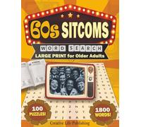 60s Sitcoms Word Search: Large Print for Older Adults