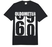 60th Birthday Oldometer 59-60 Vintage Funny Gifts Men Women Comfort Colors Adult Heavyweight T-Shirt