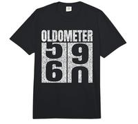 60th Birthday Oldometer 59-60 Vintage Funny Gifts Men Women Comfort Colors Adult Heavyweight T-Shirt