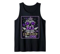 60th Birthday Queen Chapter 60 Fabulous Since 1966 Women Camiseta sin Mangas