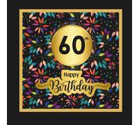 60th Happy Birthday Guest Book: Wish Book for 60th Birthday to collect best wishes from guests