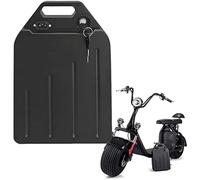 60V 15Ah para Citycoco Fat Tire Scooter eléctrico Batería de Iones de Litio Li-Ion Bicicleta eléctrica de Dos Ruedas con BMS y Cargador para Motor de 1500W 1000W (60V 15Ah)