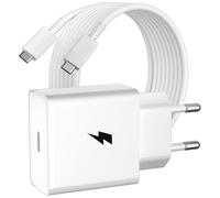60W Cargador USB C y Cable 1,8Metros para Samsung Galaxy S26 Ultra 5G, 60 Watt PD Carga Rápida Tipo C Cable y Mini Adaptador de Cargador para Samsung S25+ S24+ S23 Ultra S23+ S22+ A56 A36 Tab S10+