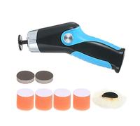 60W Polishing Machine HUIOP Mini pulidora de 60 W con cable de carga USB 8500 RPM Pulidora de coche de velocd variable Pulidora eléctrica Pulidora de limpieza Máquina de encerado Herramienta de repara