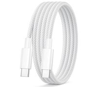60W USBC a USB C Carga Rapida Cable 1M, Cable USB C Carga Rápida Tipo C a Tipo C Type C cable Cargador para iPhone 17 15 16/15 16 17 Pro Max/15 16 Plus,iPad,Samsung,Xiaomi