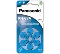 180x Panasonic Worldwide PR675 PR44 pilas para audífonos 368 436 PR675/6BL