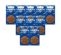 60x VARTA 312 PR41 Zinc Air Hearing Auxilios Baterías 1.45V Mercury Free