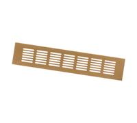 60x300mm Rejilla de Ventilación de Aluminio para Muebles - Rejilla Dorada para Puerta, Armario, Radiador