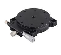 60x60mm RS60 - L Linear Stage Manual Sliding Table | 10μm Accuracy Trimming Platform | Aluminum Alloy Displacement Table for Accurate Machining/Laboratory Use