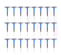 (60x9mm) 24 piezas Kit de parches antipinchazos tipo seta con alambre para neumáticos sin cámara de