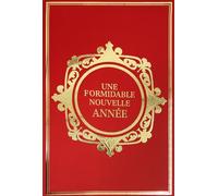 61-5855 - Tarjeta de felicitación para el año nuevo, los mejores deseos profesionales, arte barroco, oro dorado, brillante y sobre blanco, 12 x 17,5 cm, deseos de éxito, felicidad, fabricado en