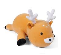 61 cm, 1 kg, animales de peluche con peso de ciervo, lindo juguete de peluche con peso de ciervo para niños, adultos (ciervos)