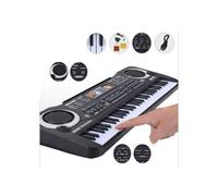 61-key electronic piano for children with speaker and microphone, ideal gift for Christmas or a birthday.