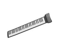 61 Rollo De Piano Plegable De Mano 61 Teclas Teclado De Silicona De Piano Suave Teclado Electrónico De Práctica Portátil