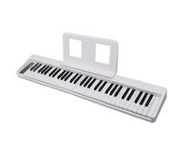 61 Teclado de Piano Plegable Plegable Teclado Portátil con 61 Teclas de Tamaño Completo para Principiantes Piano Plegables Tonos Transparentes Recargables Piano Digital Piano (#1)