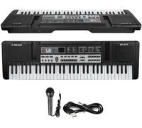 61 teclas teclado piano digital electrónico piano con micrófono de altavoz incorporado, regalo de teclado portátil, lecciones para principiantes, piano electrónico para niños, regalo de cumpleaños