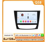 6115 Radio de coche Android para mercedes-benz W211 E200 E220 E300 E350 E240 E280 reproductores estéreo de coche CarPlay 2 Din pantalla 2002 -2009 MP5