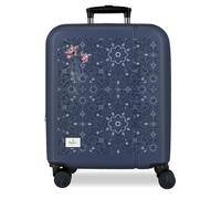 Pepe Jeans Lenay Maleta de Cabina Marino 40x55x20 cm Rígida ABS Cierre de combinación Integrado 37L 2,6kg 4 Ruedas Dobles Equipaje de Mano by Joumma Bags