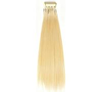 #613,16 in/40cm,Extensiones de Cabello 6D2 - Cabello Humano Real Sin Rastros, Cabello Humano 6D de Segunda Generación para Salón de Belleza, Extensiones de Cabello Humano Rubio 6D