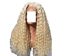 613 Honey Blonde Deep Wave Wig 13x6 13x4 HD Lace Front 220 Density 30 40 Inch Human Hair Remy Water Wave Lace Frontal (Dorado, 13 x 6 HD Frontal WIG_18IN)