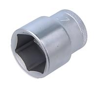 6132150 Zócalo: llave de vaso de 6 ángulos 27 mm 1/2" herramienta de acero GE...